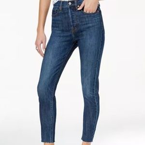 Levi's Wedgie Skinny Button Fly Jeans Sz 28